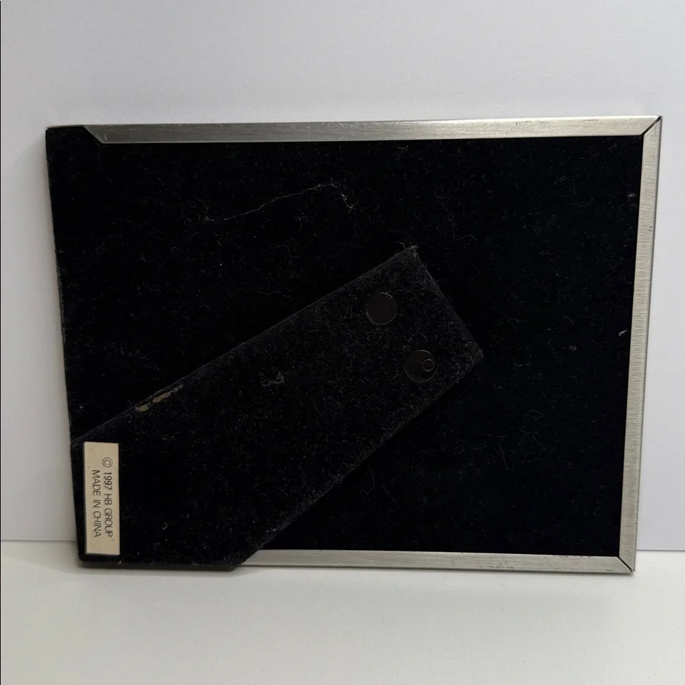 Silver Cat Design Picture Frame